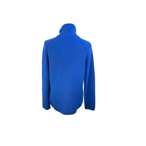 Knit Long Sleeve Turtleneck Sweater Casual Winter Minimalist - Picture 3 of 8